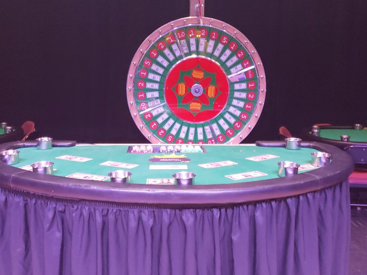 Big Money Wheel casino table