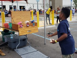 Tip a Troll bean bag toss