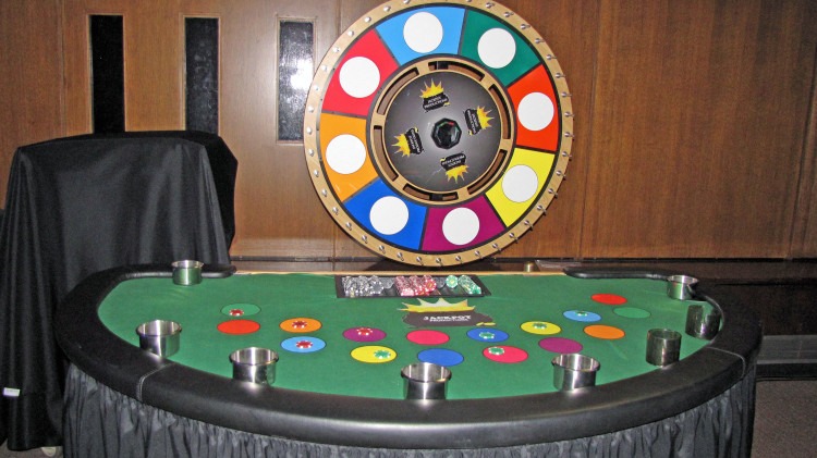 Color Wheel casino table