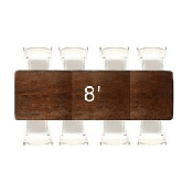 8' Banquet Table